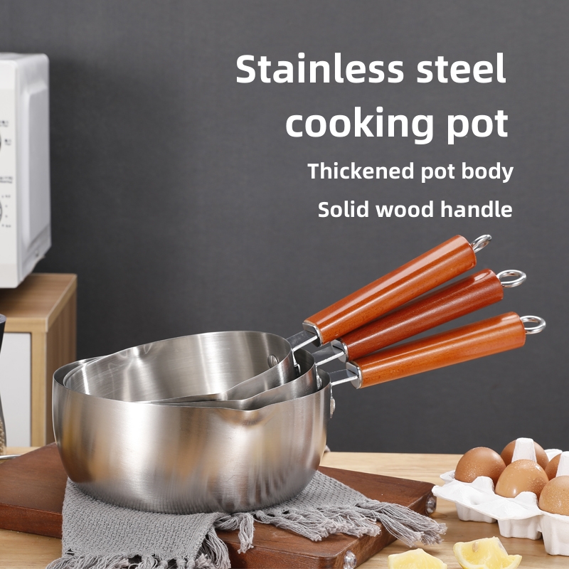 Home Cooking In Japanese - Mini Stainless Steel Pan Japanese Uncoated