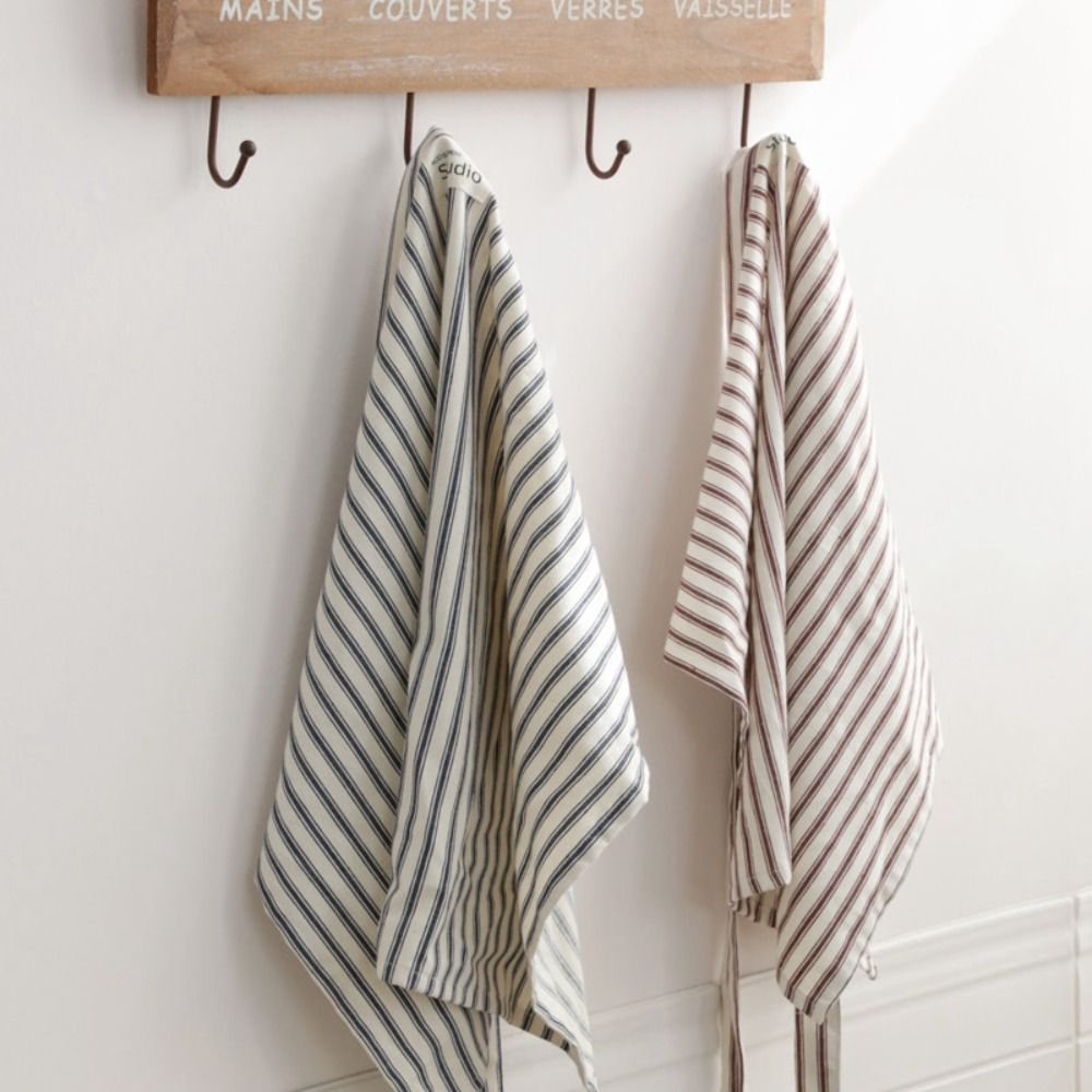 Home Cooking Cafe - Home Use Cotton Stripe Apron Anti