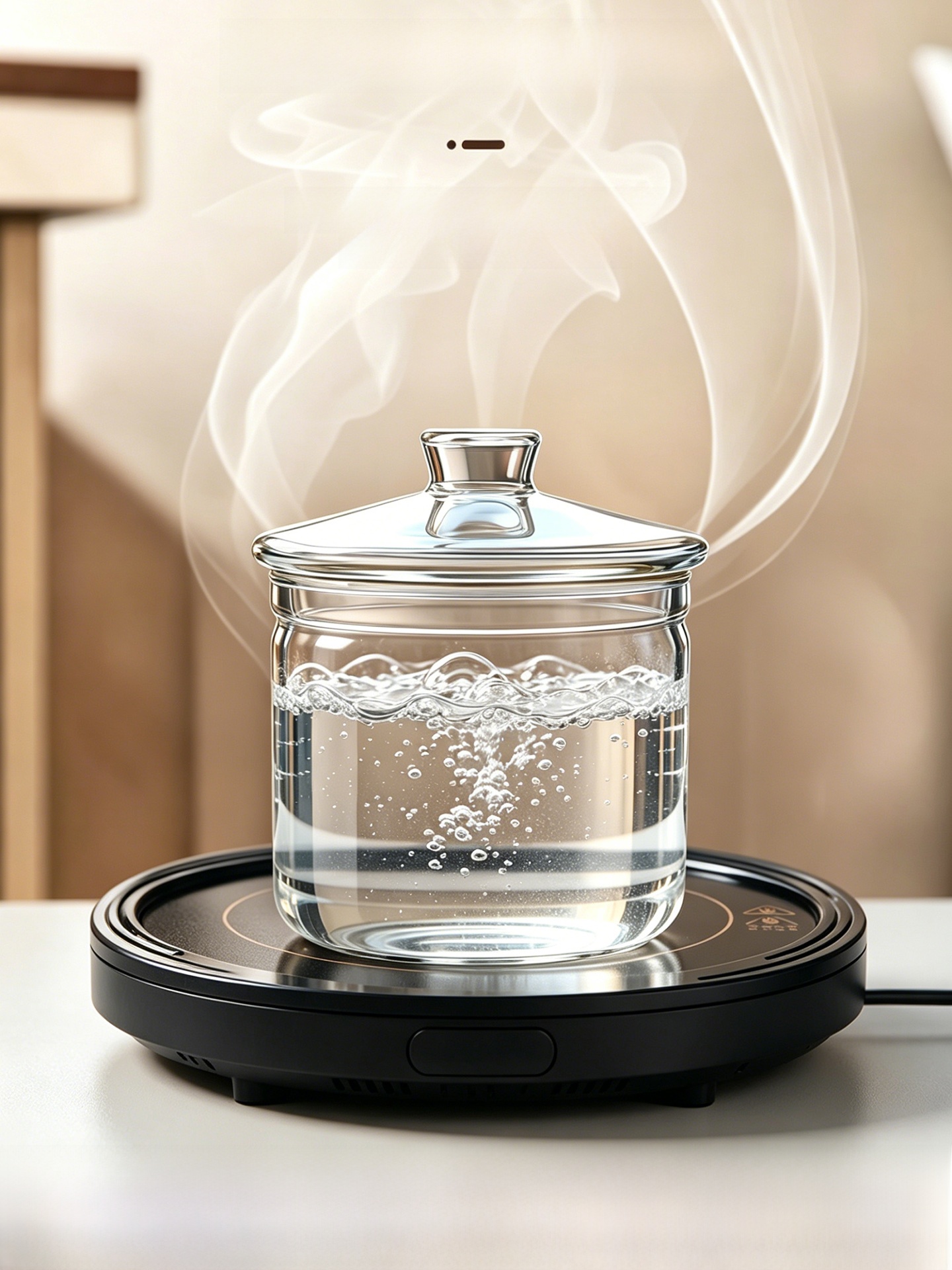 Home Cooking In Japanese - High Temperature Resistant Glass Steaming Bowl