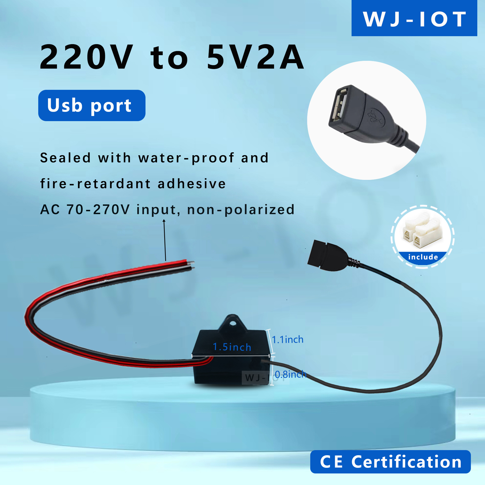 Home Cooking Videos - Waterproof 220V To 5V 1A/2A Wireless