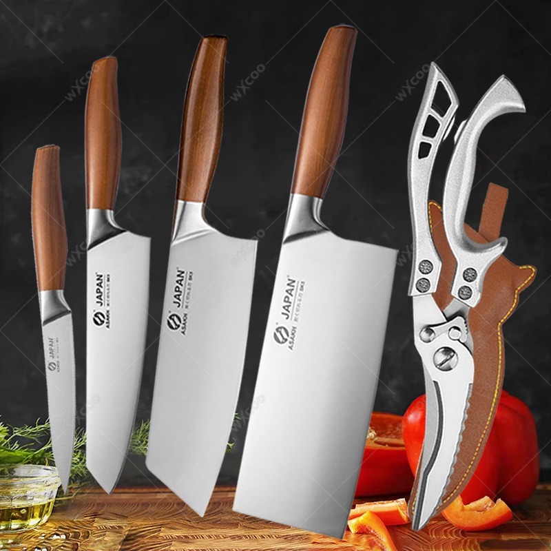 WXCOO Japanese Kitchen Knives  – обзор и цена Wok Carbon Steel