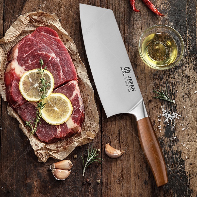 WXCOO Japanese Kitchen Knives  – обзор и цена Wok Carbon Steel