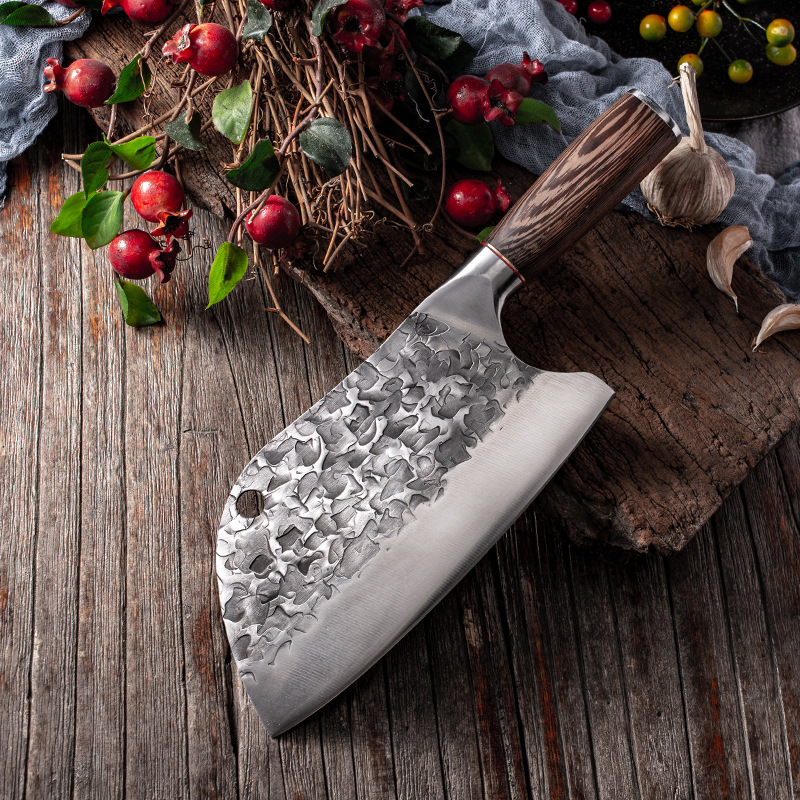 Handmade Forged Kitchen Knife  – обзор и цена Wok Carbon Steel