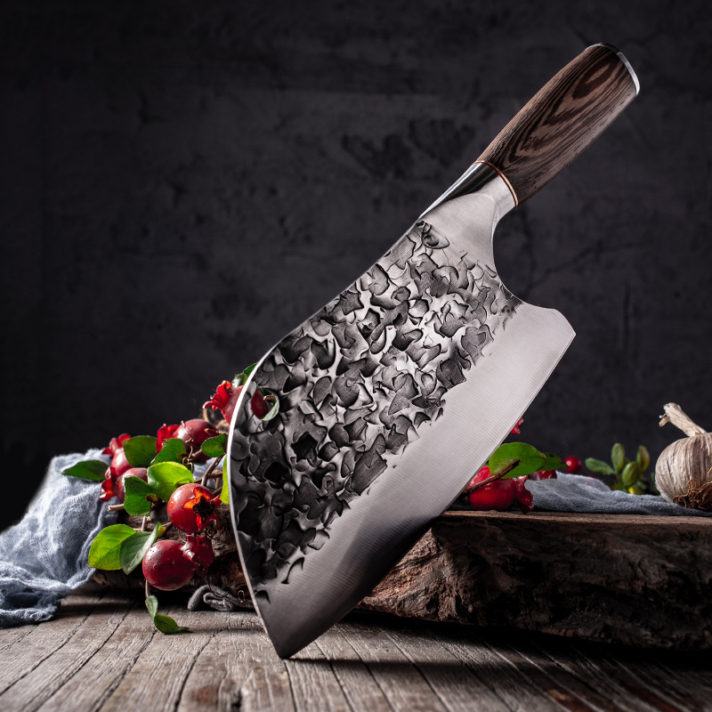 Handmade Forged Kitchen Knife  – обзор и цена Wok Carbon Steel