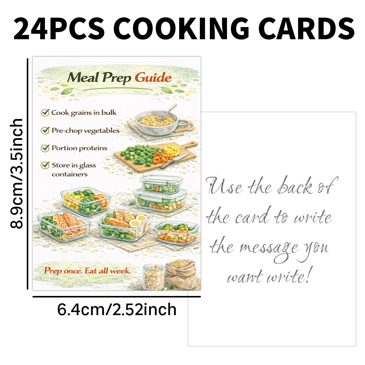 24pcs Cooking Recipe Cards Wit – обзор и цена Home Cooking Recipe