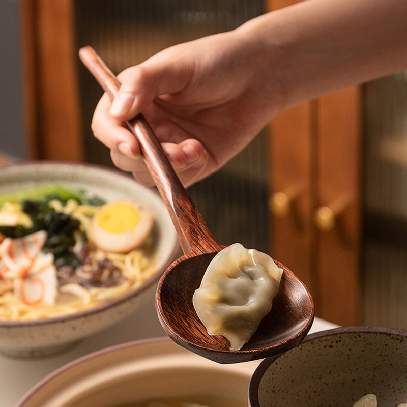 Long Handle Ramen Wooden Spoon – обзор и цена Home Cooking In Japanese