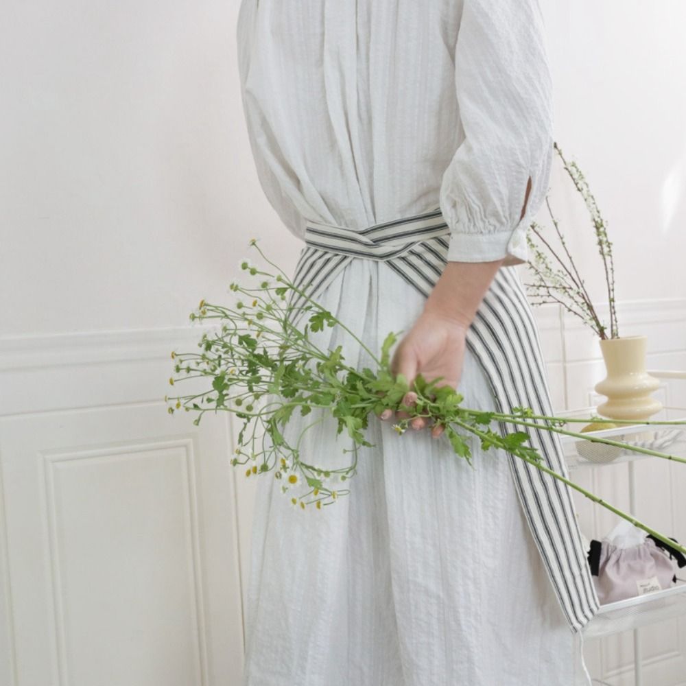 Home Use Cotton Stripe Apron A – обзор и цена Home Cooking Cafe