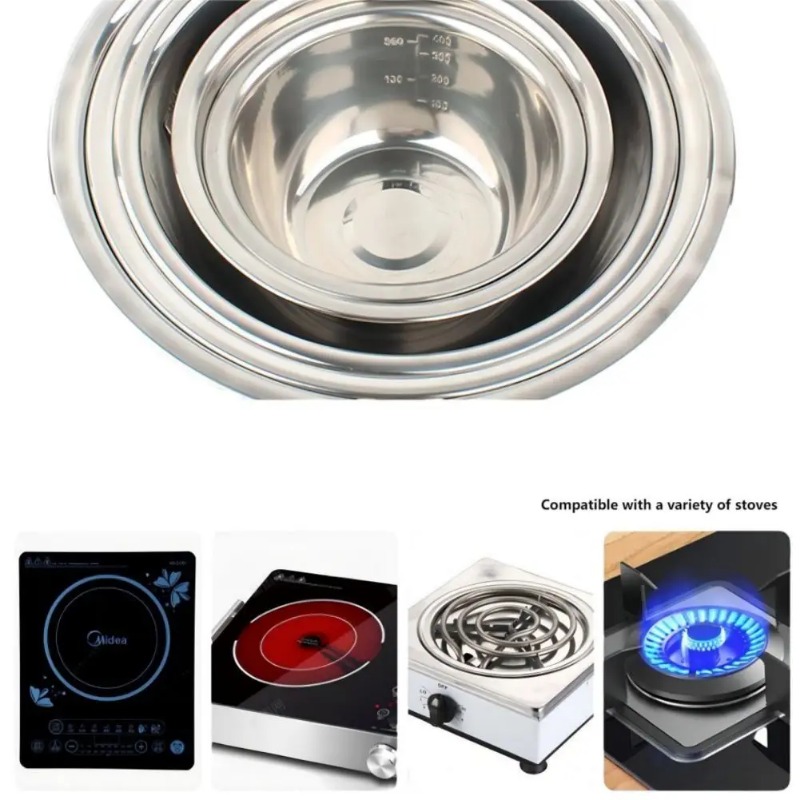 Stainless Steel Mixing Bowls P – обзор и цена Home Cooking Supplies