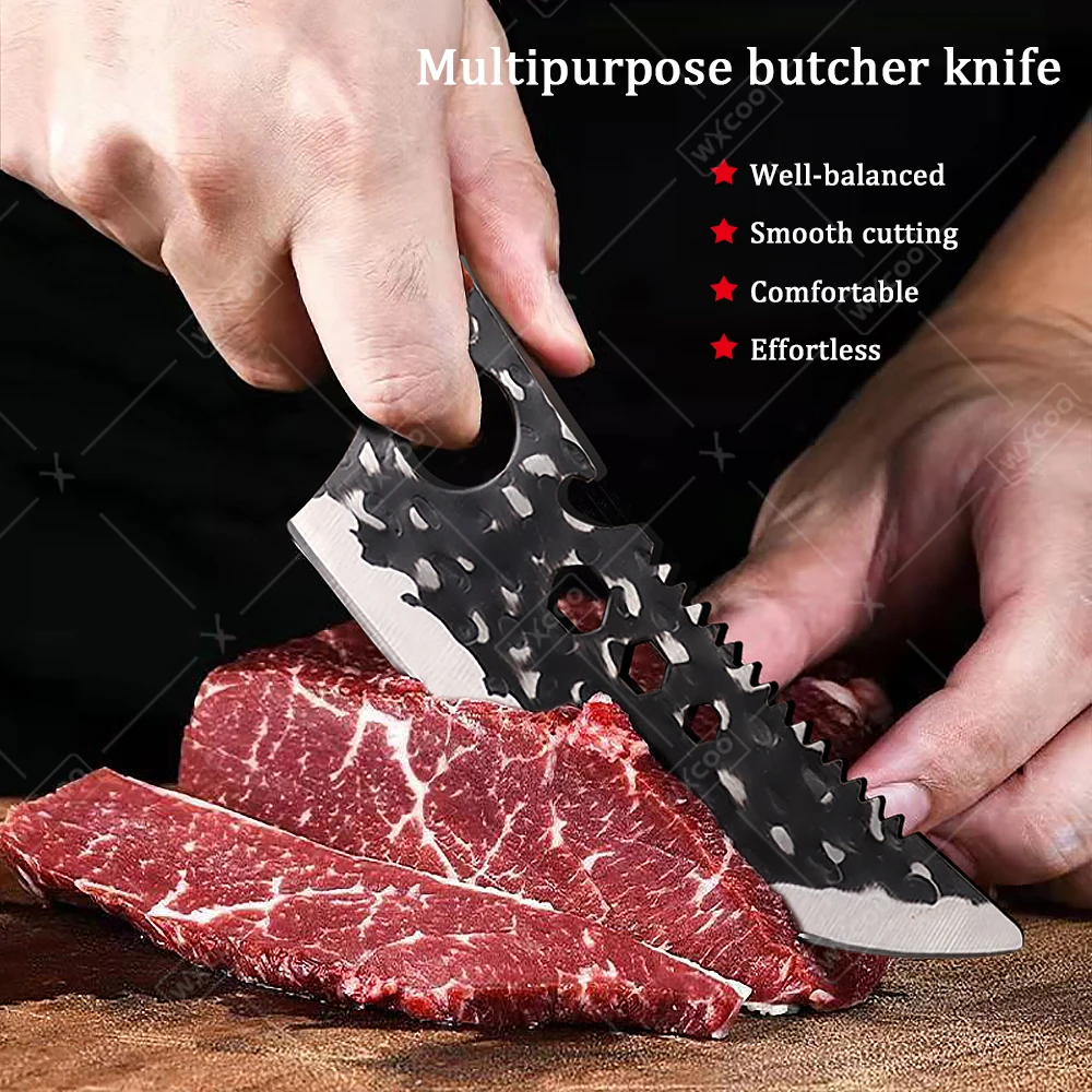 WXCOO Hand forged Butcher Kniv – обзор и цена Wok Carbon Steel