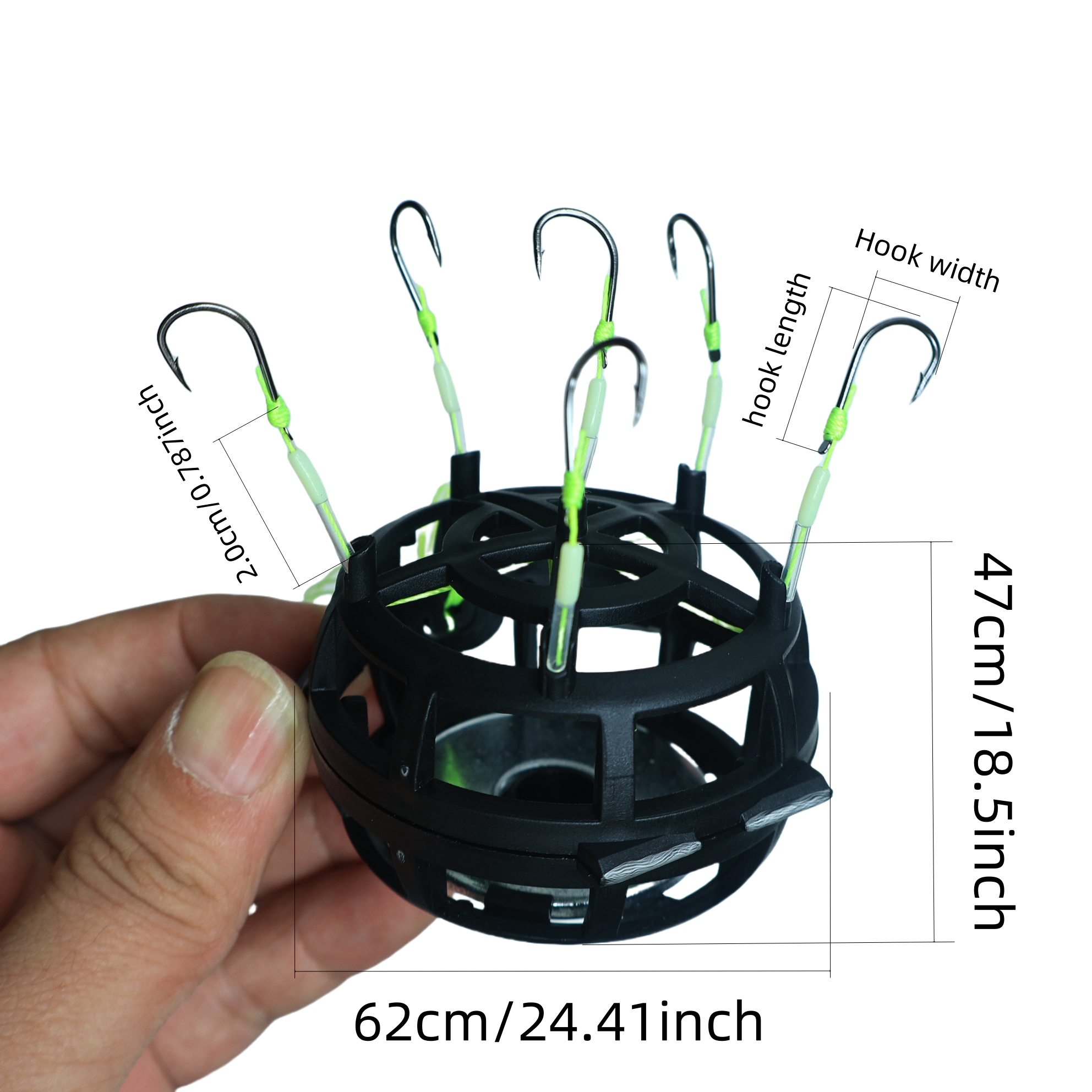 Bottom-casting fish hook, Euro – обзор и цена Wok Carbon Steel