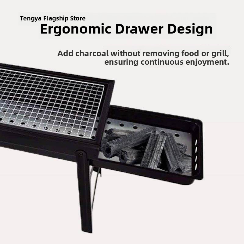 Thickened Portable Outdoor BBQ – обзор и цена Home Cooking In Japanese