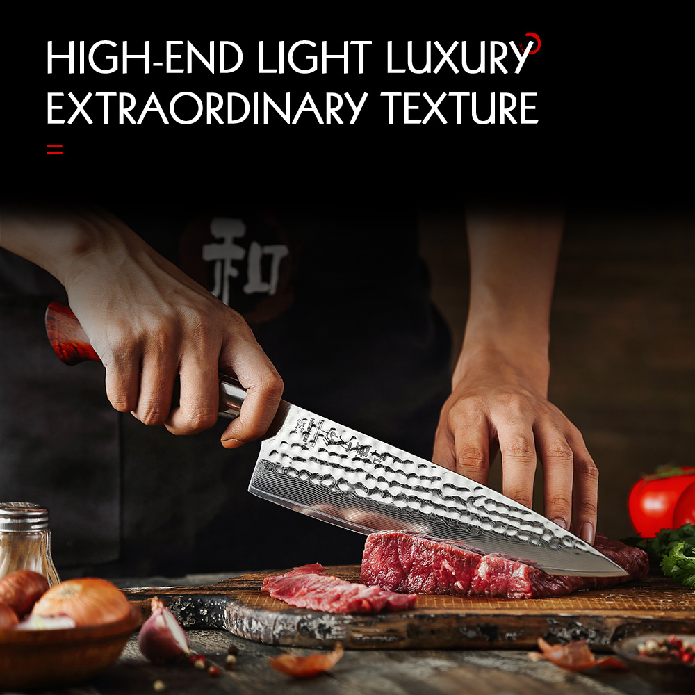 HEZHEN 8.5 Inch Chef Knife 73  – обзор и цена Wok Carbon Steel